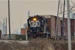 NS GP38-2 High nose Locomotive in the yard